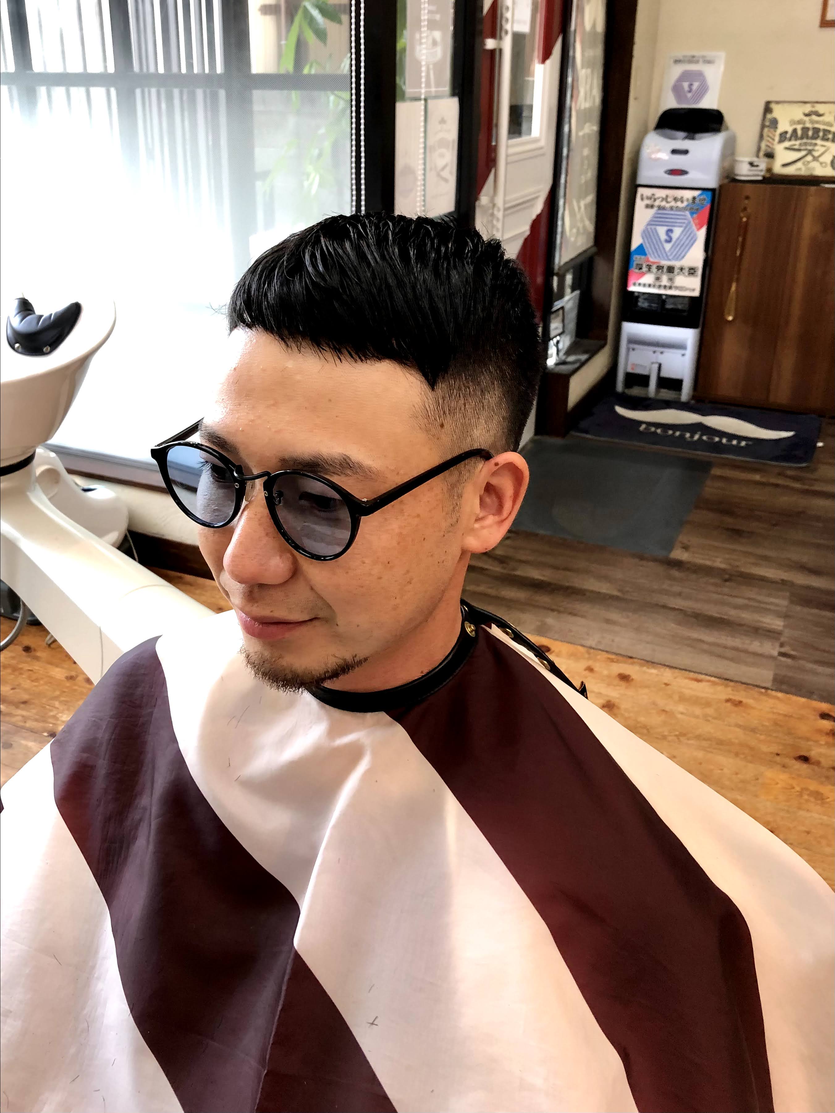 亀岡市 メンズ クロップスタイル｜アンシャンテヘアー