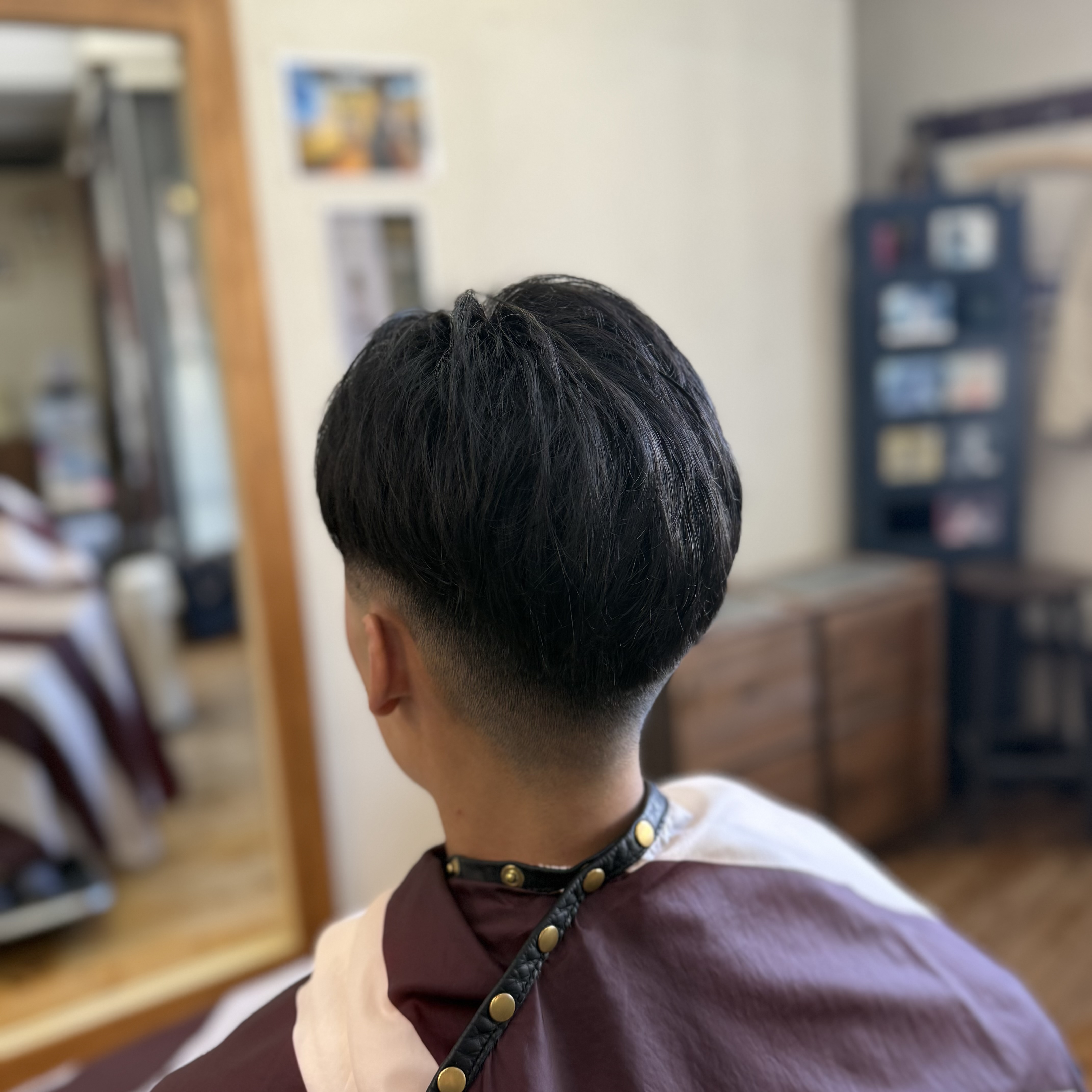 亀岡市 メンズ ローフェード｜アンシャンテヘアー